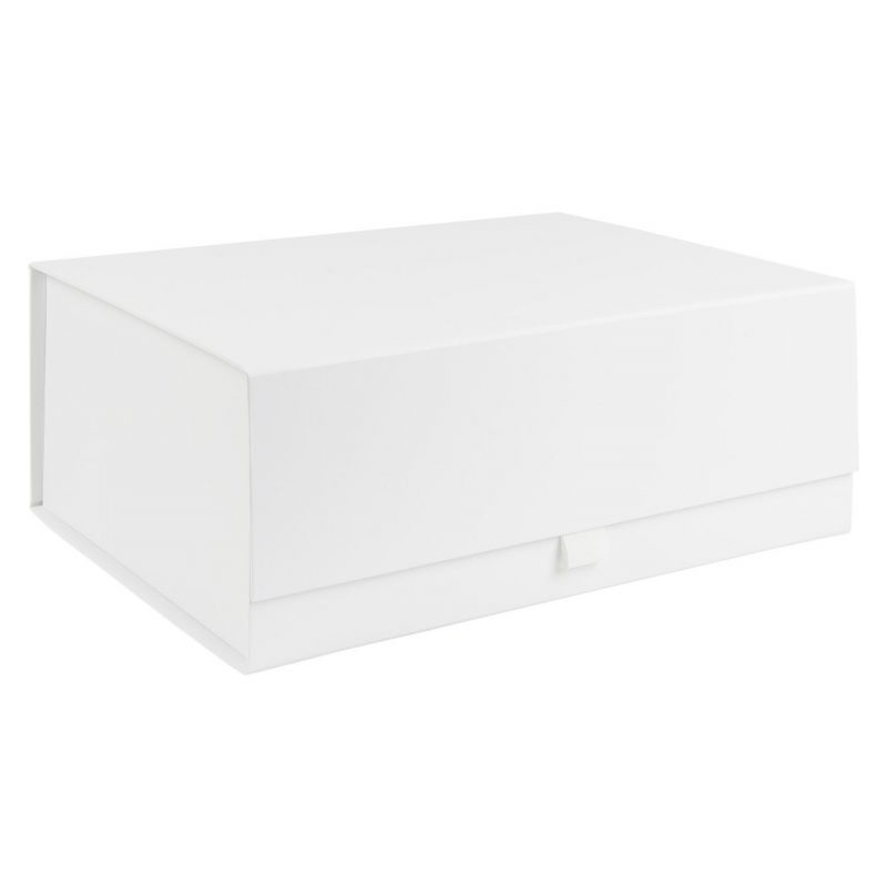 8x5 Rectangle Shaped Valentine's Day Gift Box White - Spritz